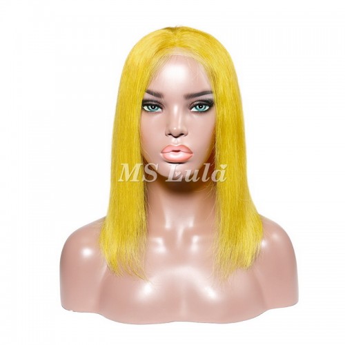 Clearance Sale Colored Straight BOB Lace Front Wig | Human Hair Wig | Lace Front